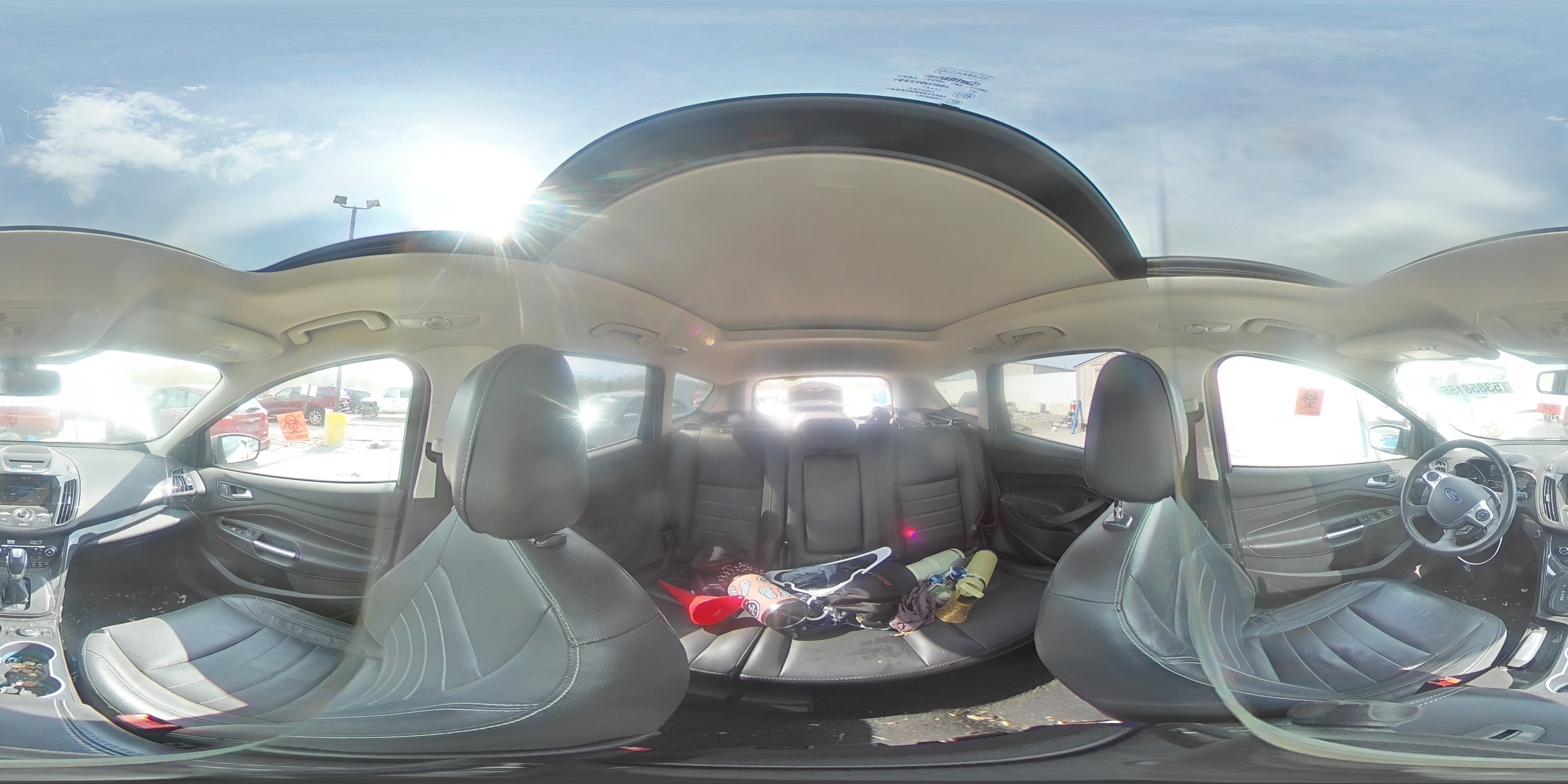 2014 Ford Escape Titanium VIN: 1FMCU0J98EUD99363 Lot: 53858155