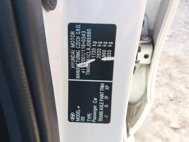 2010 HYUNDAI I30 1.4 EDITION 5DR