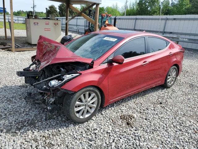  HYUNDAI ELANTRA 2015 Красный