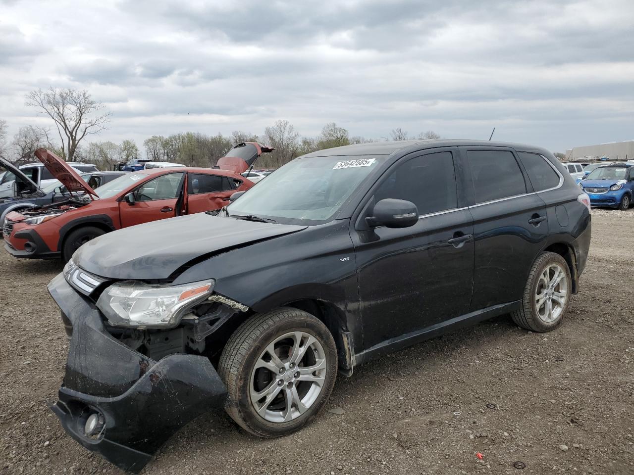 2014 Mitsubishi Outlander Gt en Venta en Des Moines, IA - Front End
