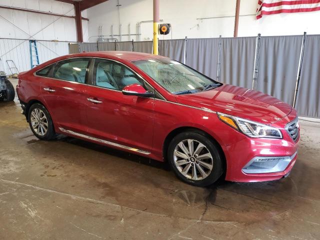  HYUNDAI SONATA 2015 Красный