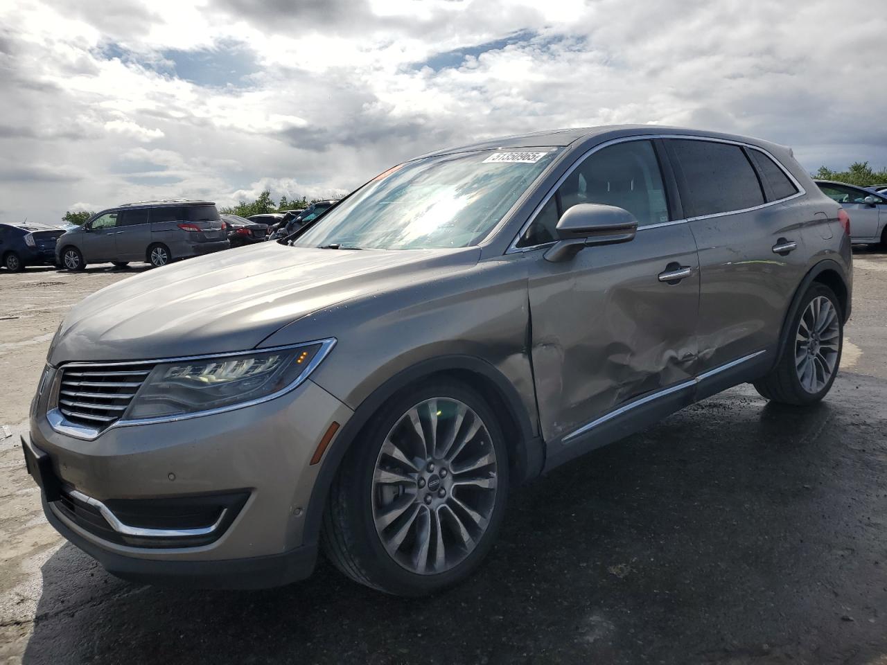 2016 Lincoln Mkx Reserve იყიდება Fresno-ში, CA - Side