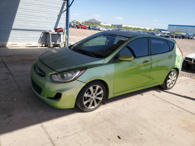  HYUNDAI ACCENT 2012 Зеленый