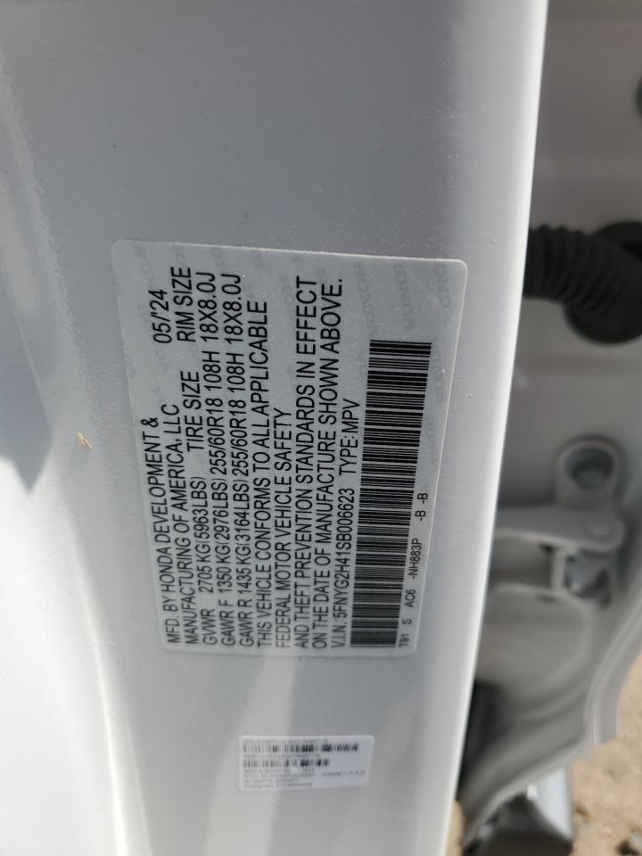 2025 Honda Pilot Exl VIN: 5FNYG2H41SB006623 Lot: 52179745