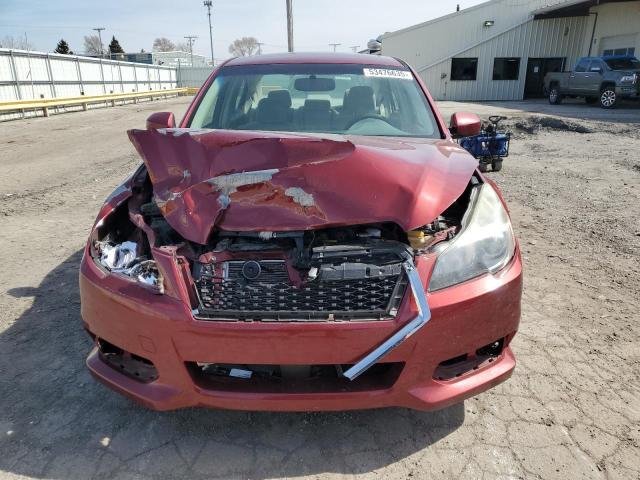  SUBARU LEGACY 2014 Czerwony