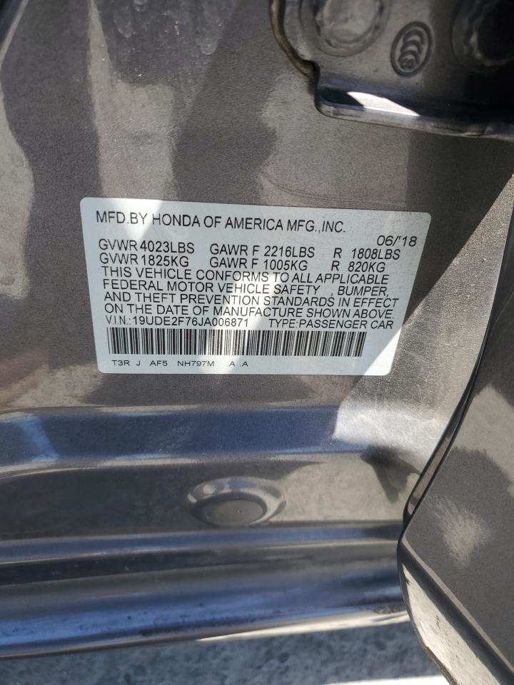 2018 Acura Ilx Premium VIN: 19UDE2F76JA006871 Lot: 52454375