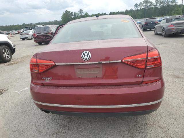  VOLKSWAGEN PASSAT 2016 Burgundy