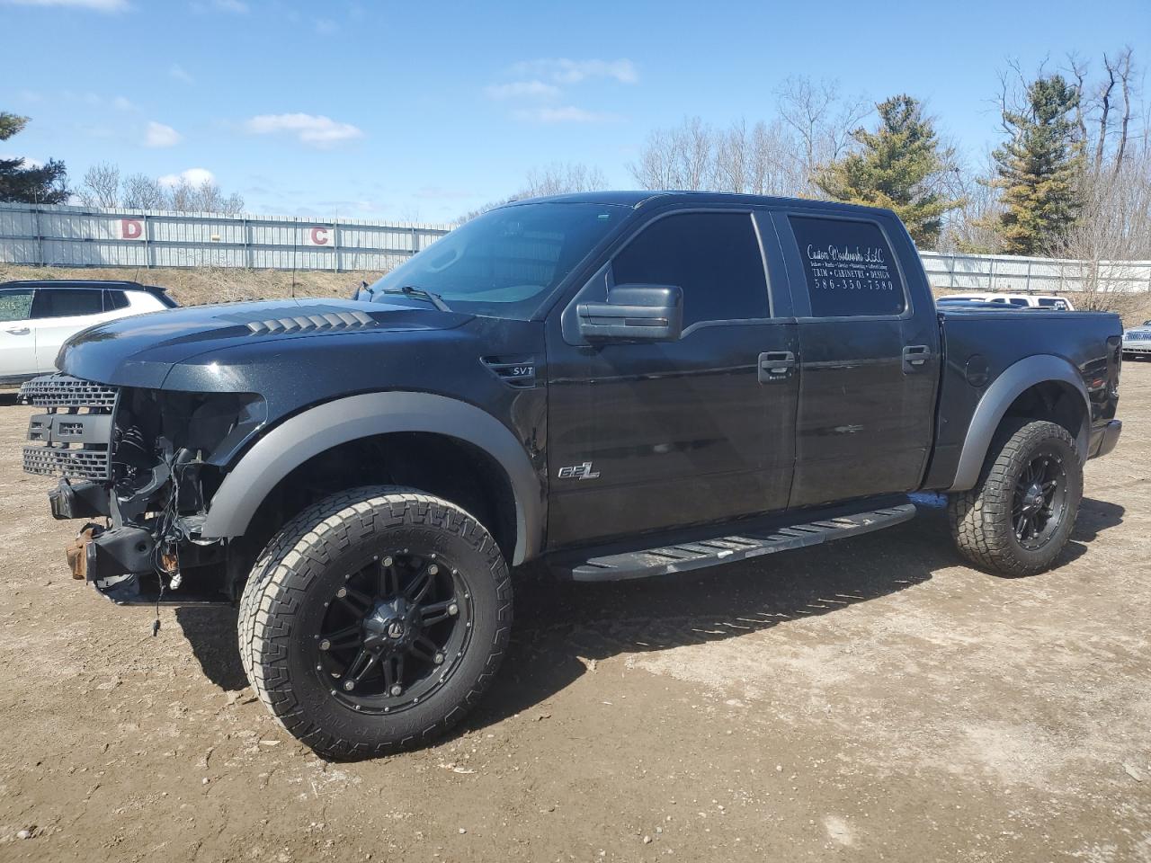 2013 Ford F150 Svt Raptor за продажба в Davison, MI - Front End
