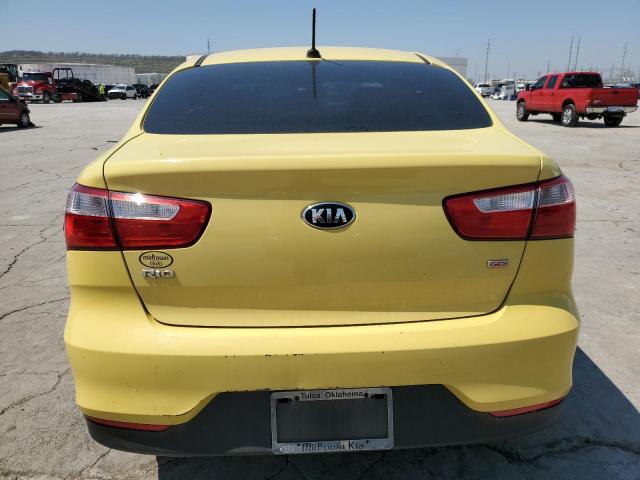  KIA RIO 2016 Желтый