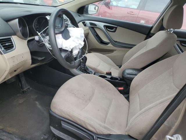 Sedans HYUNDAI ELANTRA 2016 tan