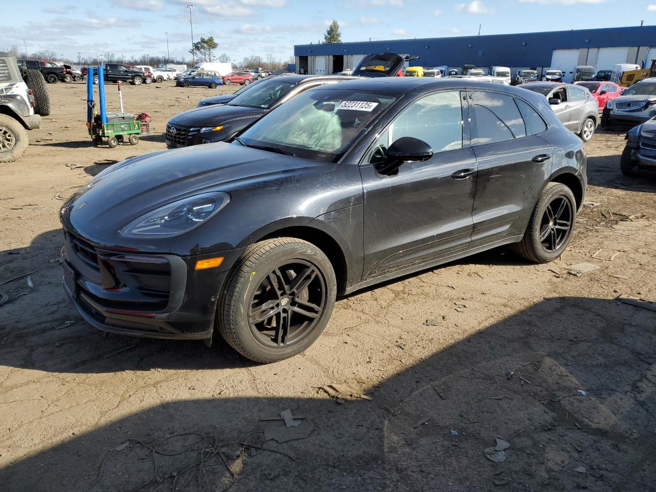 2022 Porsche Macan на продаже в Woodhaven, MI - Water/Flood