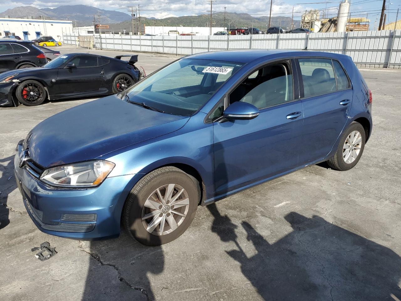2015 Volkswagen Golf للبيع في Sun Valley، CA - Front End
