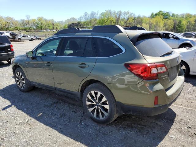  SUBARU OUTBACK 2017 Green