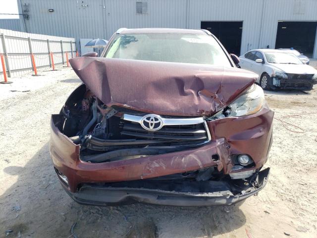  TOYOTA HIGHLANDER 2015 Бургунди