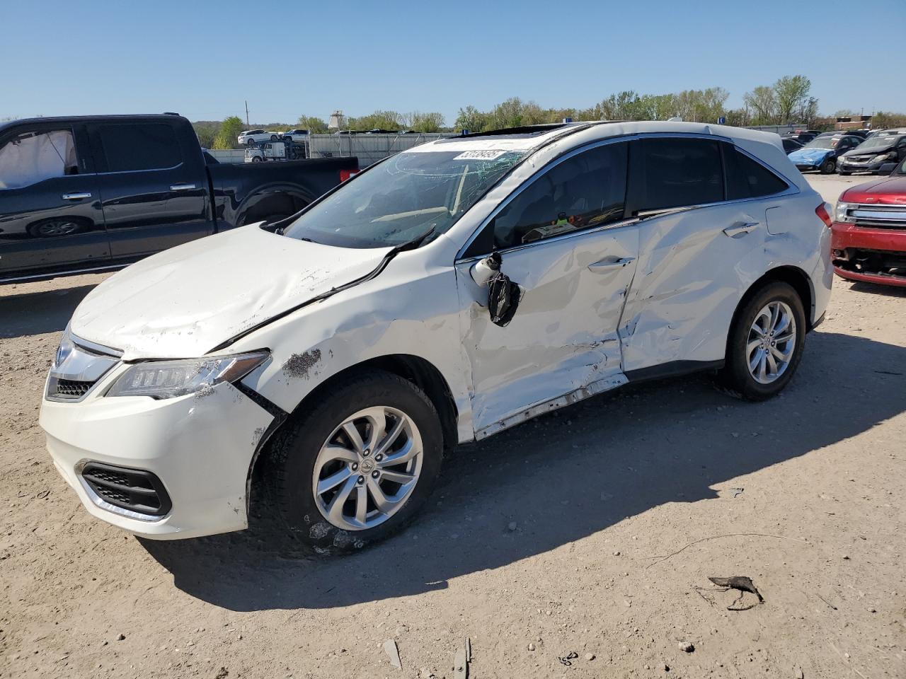 2016 Acura Rdx на продаже в Kansas City, KS - Rollover