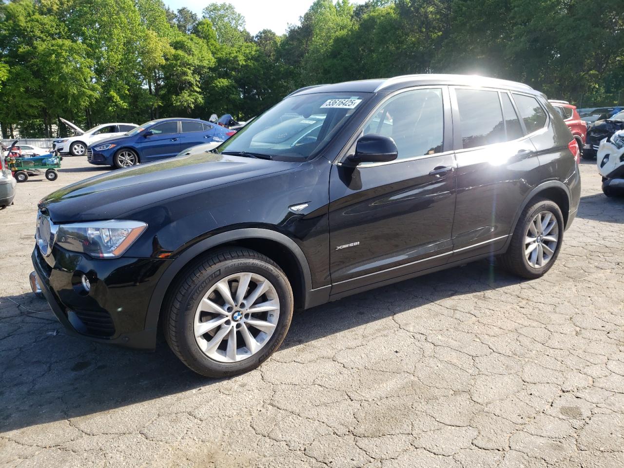 2016 Bmw X3 Xdrive28I იყიდება Austell-ში, GA - Front End