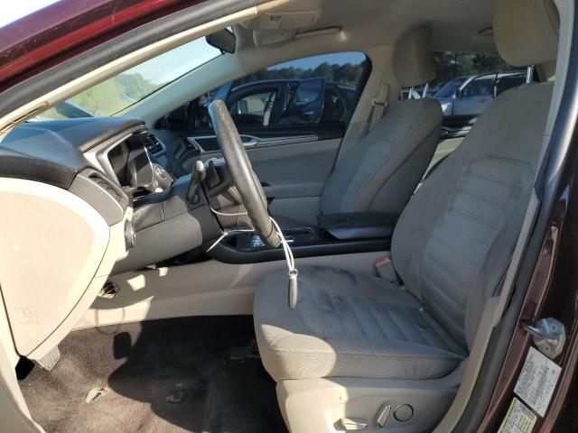 Sedans FORD FUSION 2017 Burgundy