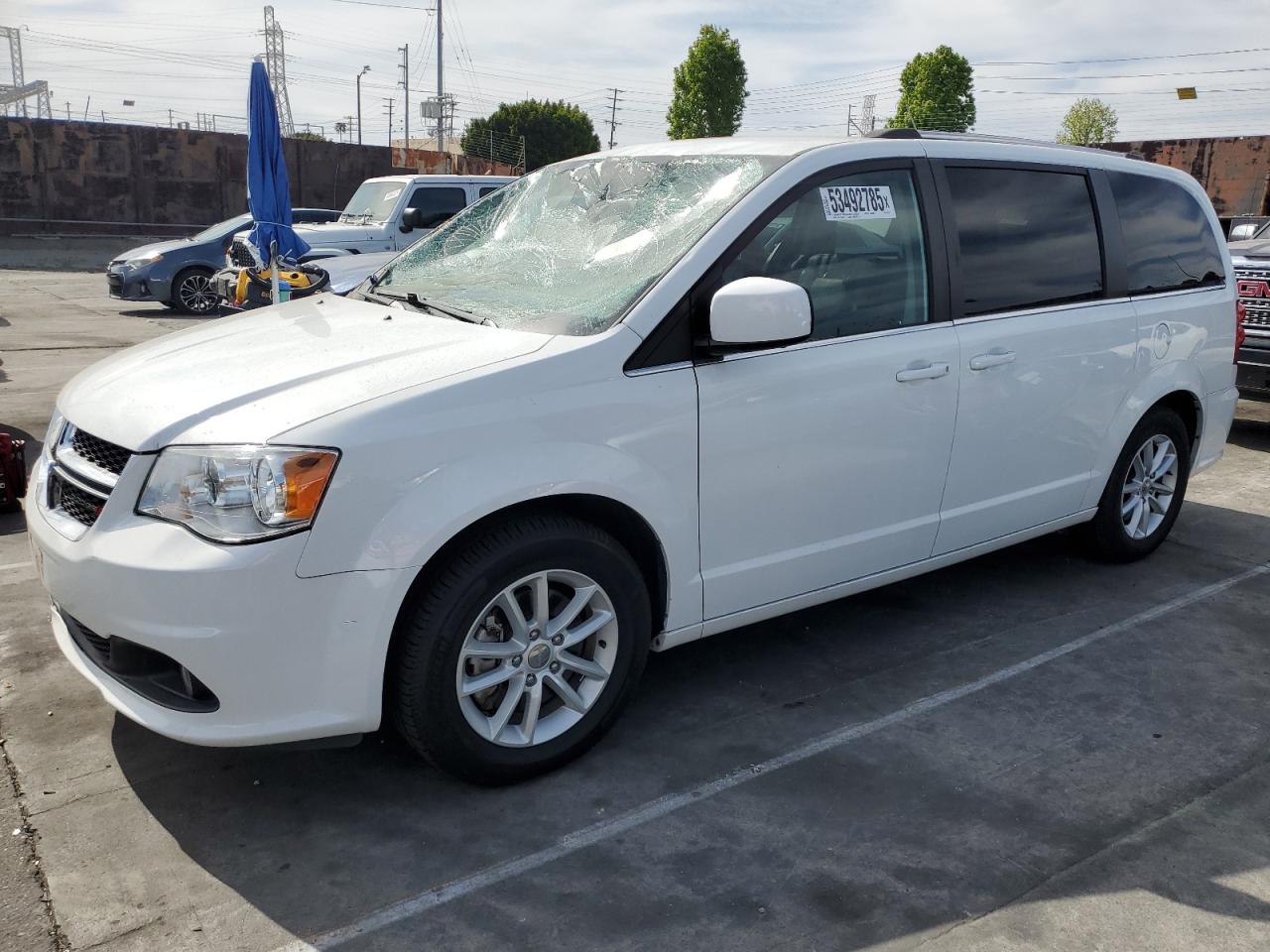 2019 Dodge Grand Caravan Sxt de vânzare în Wilmington, CA - Front End