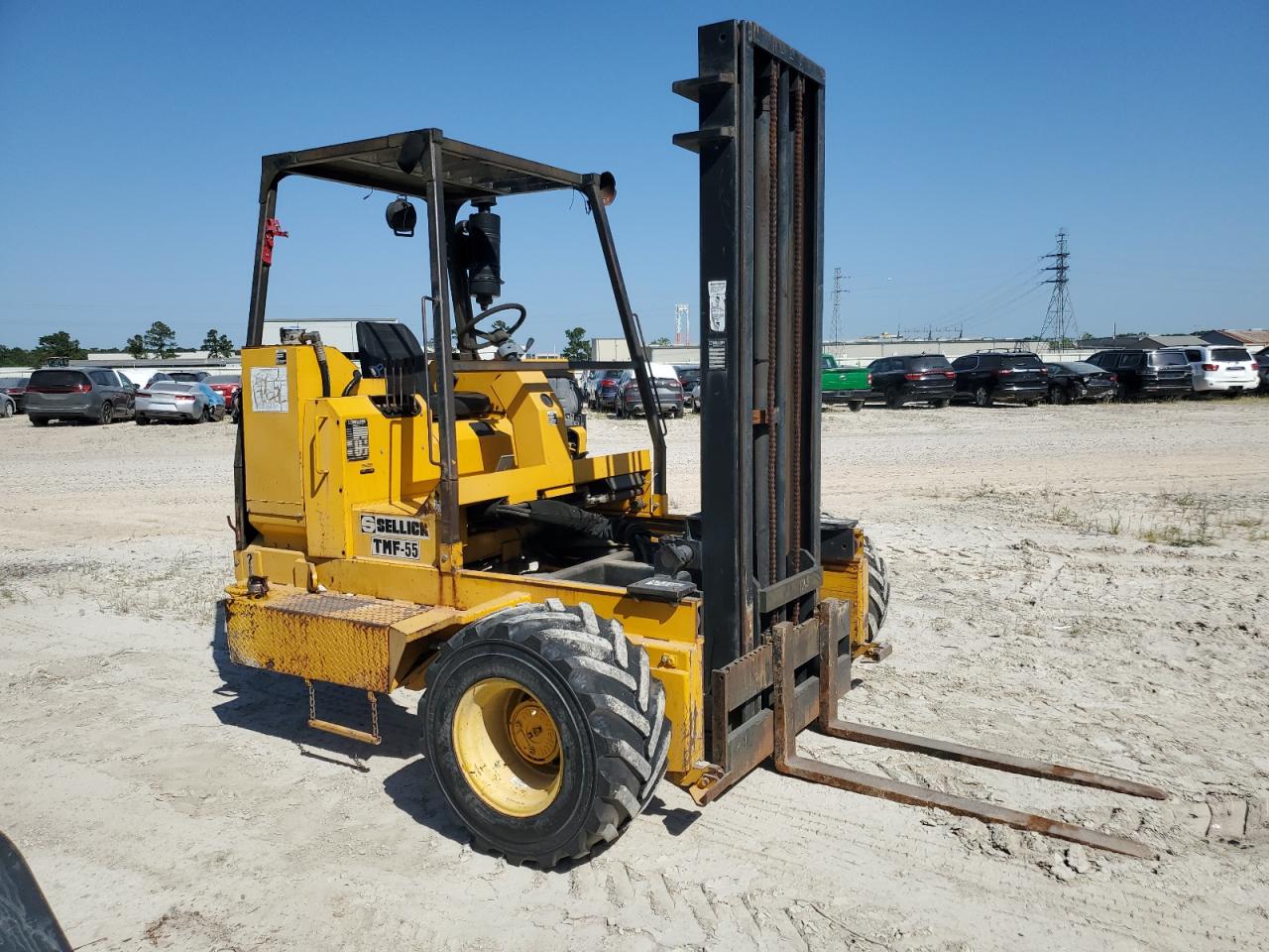 2002 Sellick Tmf-55 Truck Mounted Forklift for Sale in Houston, TX - Normal Wear