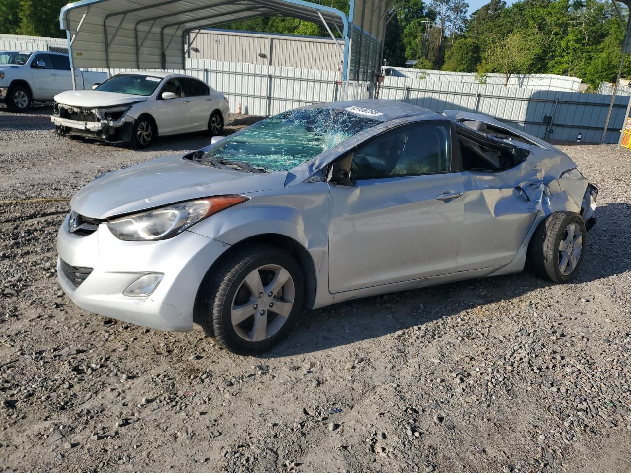 2012 Hyundai Elantra Gls للبيع في Augusta، GA - Rollover