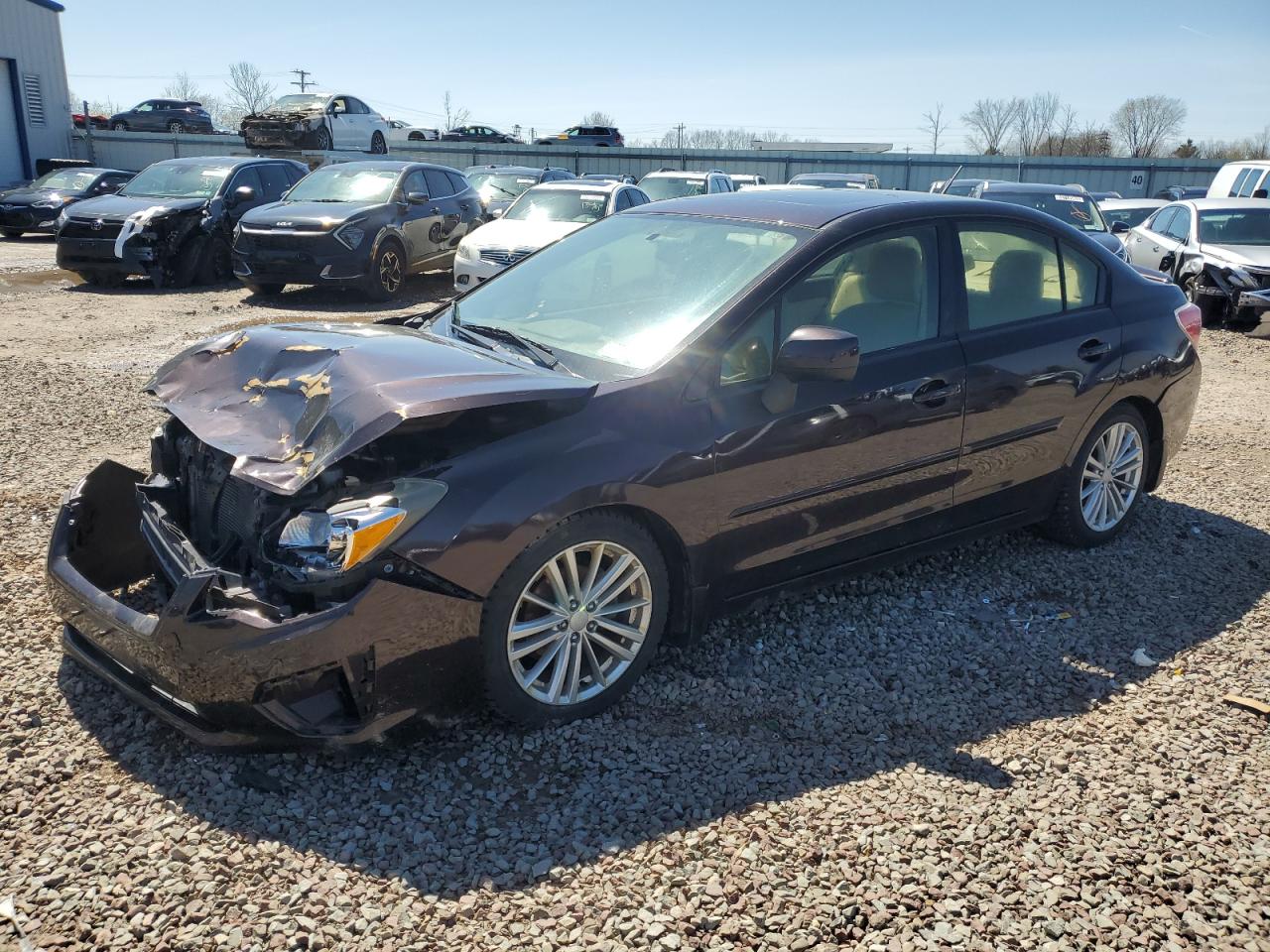 2013 Subaru Impreza Premium იყიდება Central Square-ში, NY - Front End