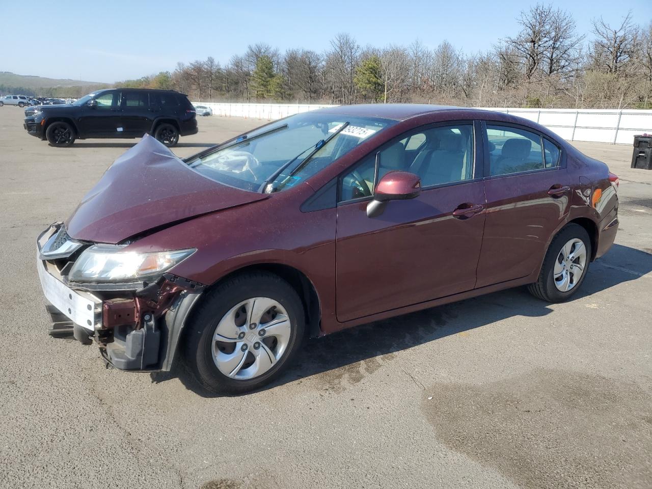 2013 Honda Civic Lx for Sale in Brookhaven, NY - Front End