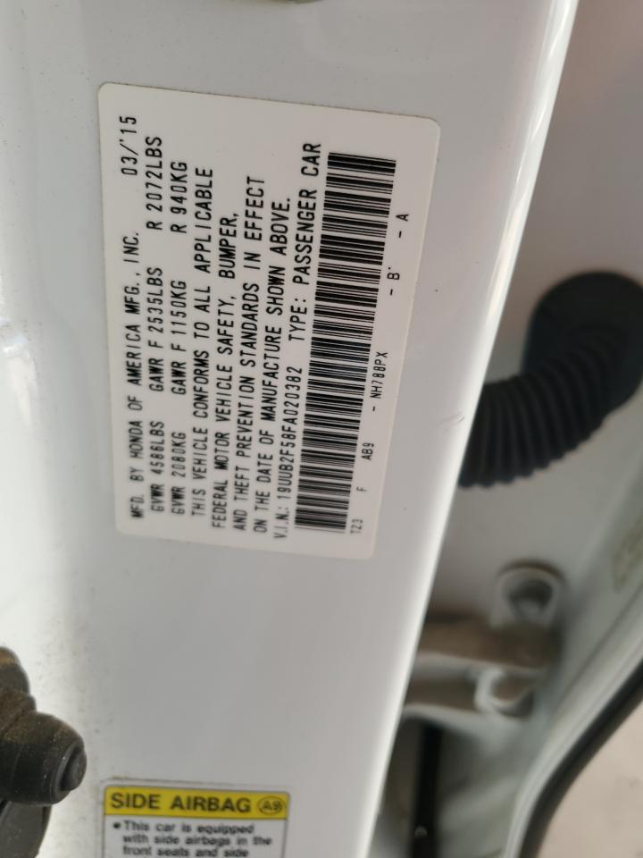 2015 Acura Tlx Tech VIN: 19UUB2F58FA020382 Lot: 52186625