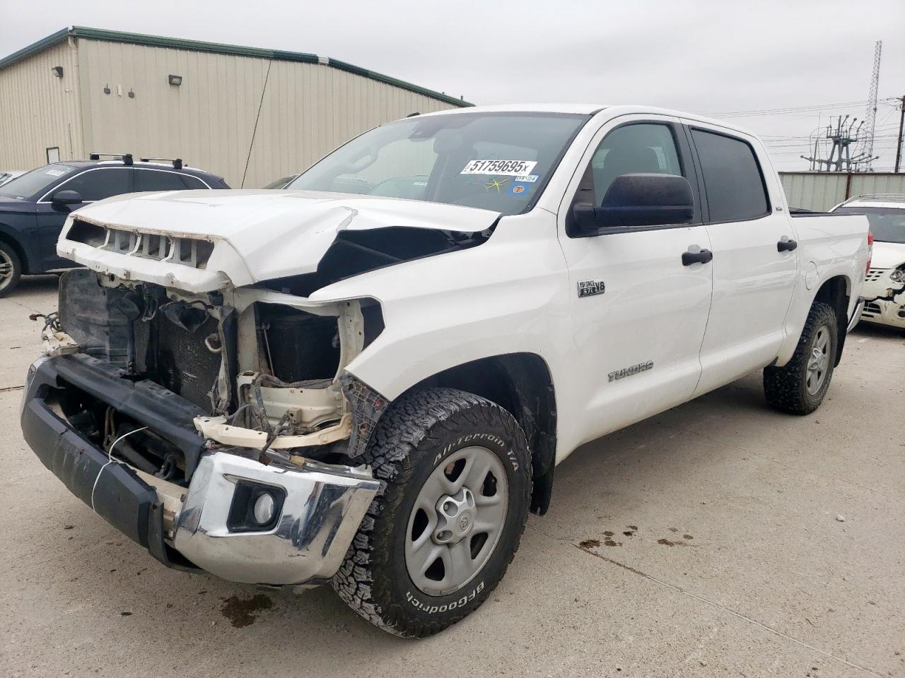 2019 Toyota Tundra Crewmax Sr5 продається в Haslet, TX - Front End