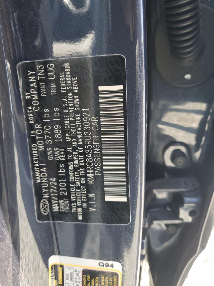 2024 Hyundai Venue Sel VIN: KMHRC8A35RU330921 Lot: 53436585