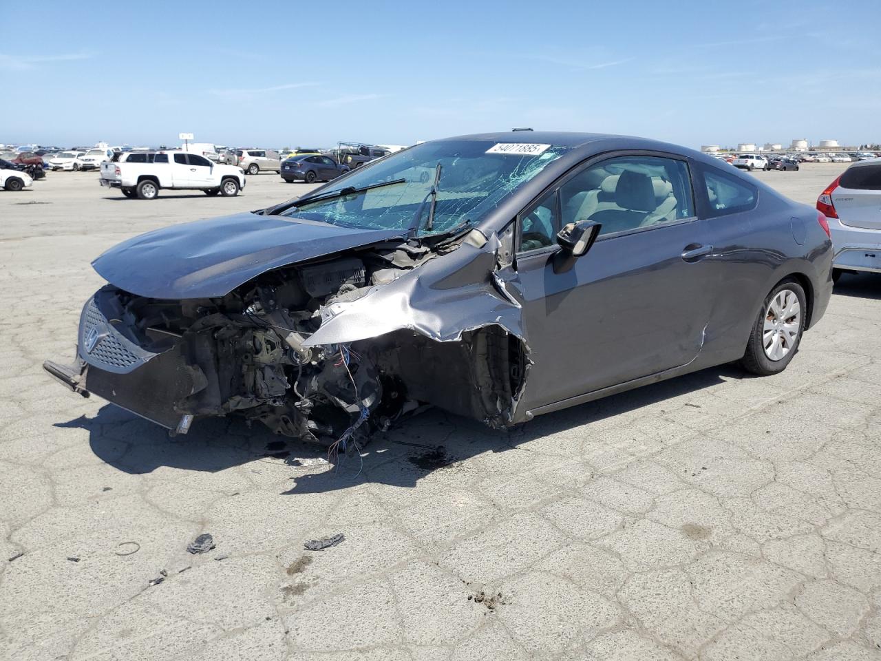 2012 Honda Civic Lx продається в Martinez, CA - Front End