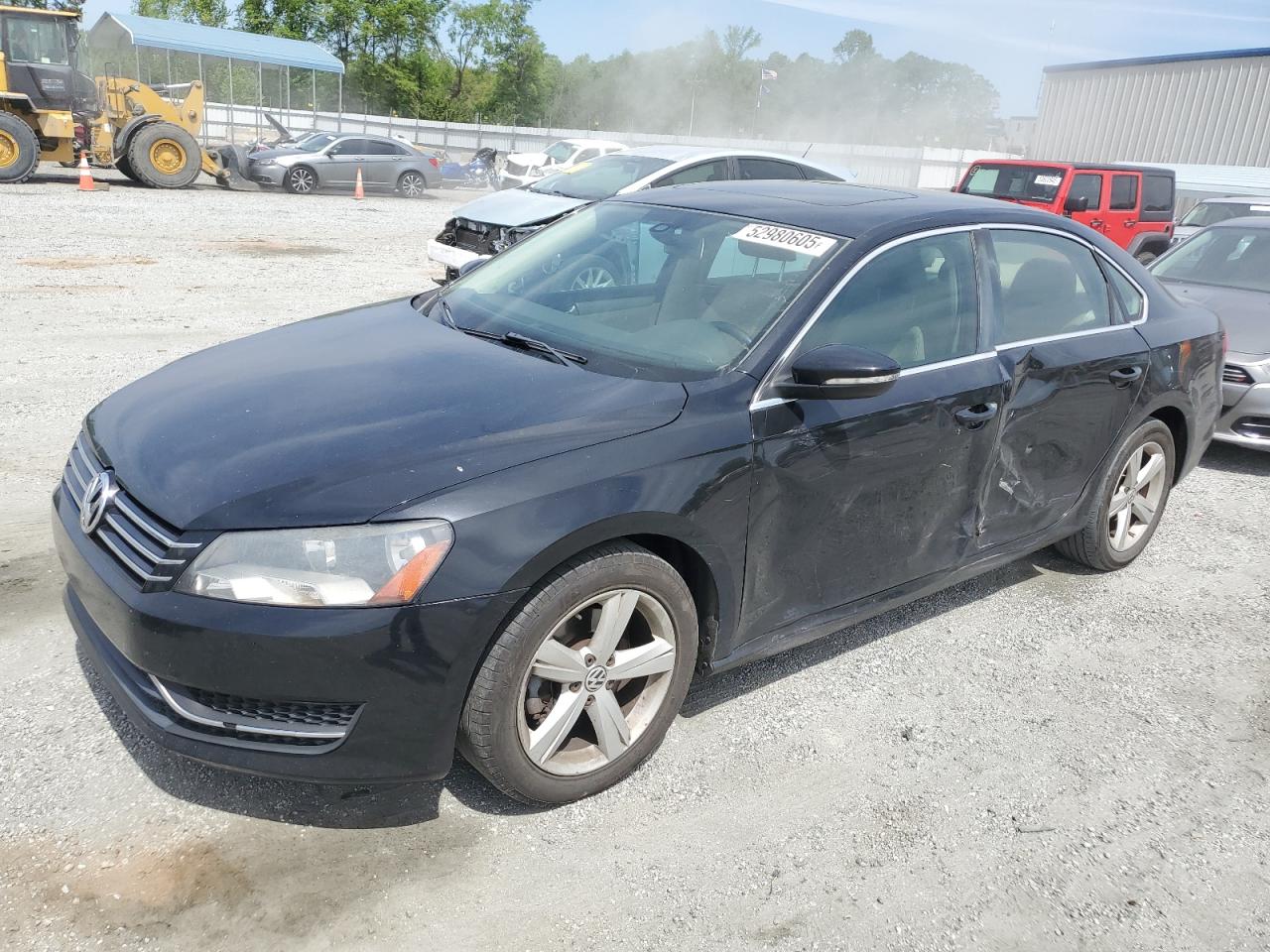 2012 Volkswagen Passat Se en Venta en Spartanburg, SC - Side