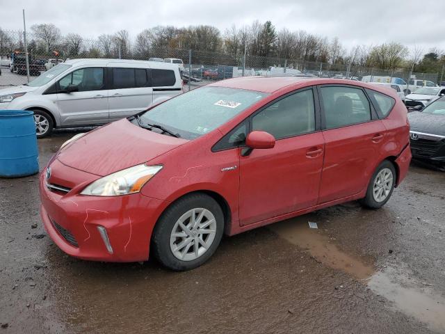  TOYOTA PRIUS 2012 Czerwony