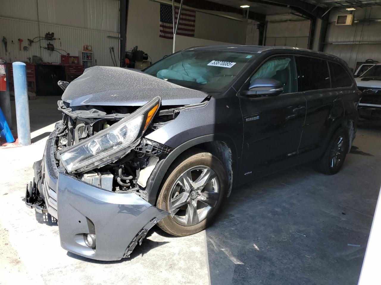 2019 Toyota Highlander Hybrid Limited en Venta en Greenwood, NE - Front End