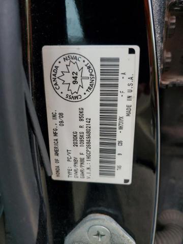 2009 HONDA ACCORD EXL