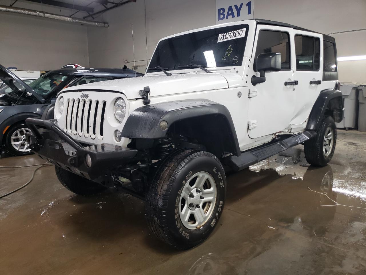 2015 Jeep Wrangler Unlimited Sport за продажба в Elgin, IL - Side