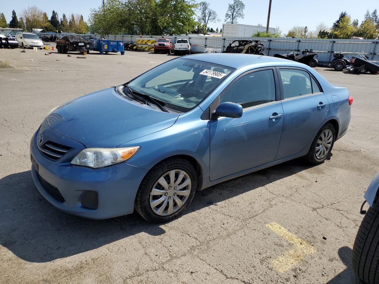 2013 Toyota Corolla Base იყიდება Woodburn-ში, OR - Side