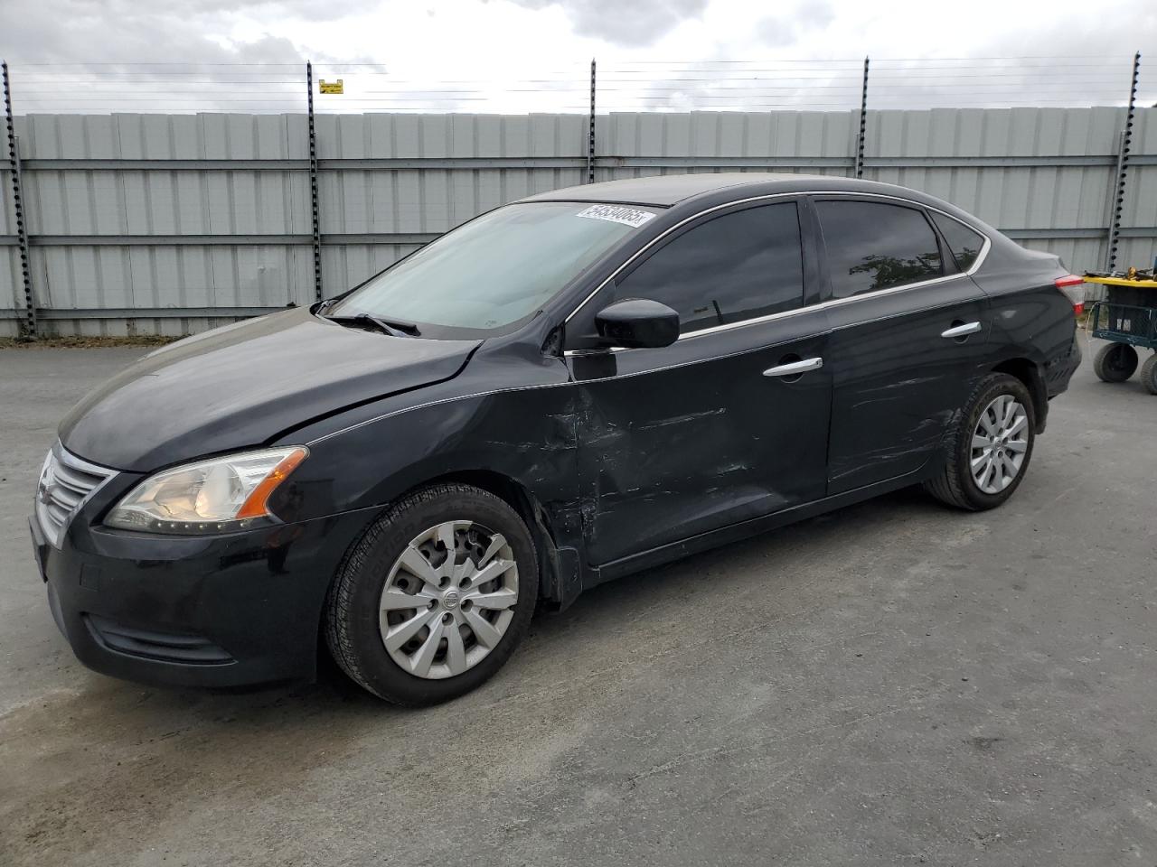 2015 Nissan Sentra S na sprzedaż w Antelope, CA - Rear End