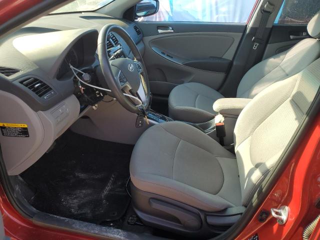 HYUNDAI ACCENT 2017 Red