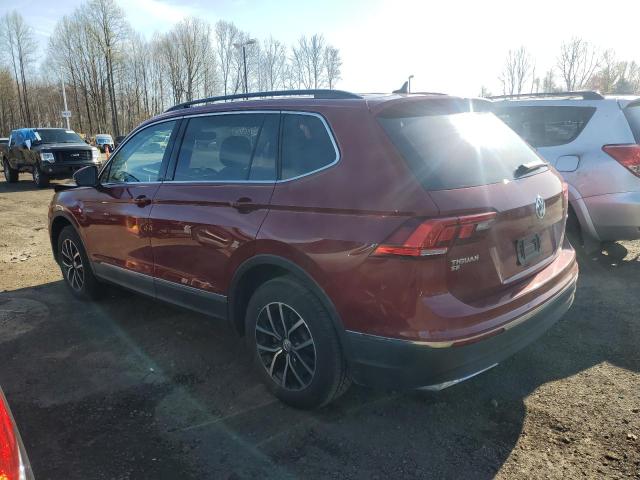  VOLKSWAGEN TIGUAN 2021 Czerwony