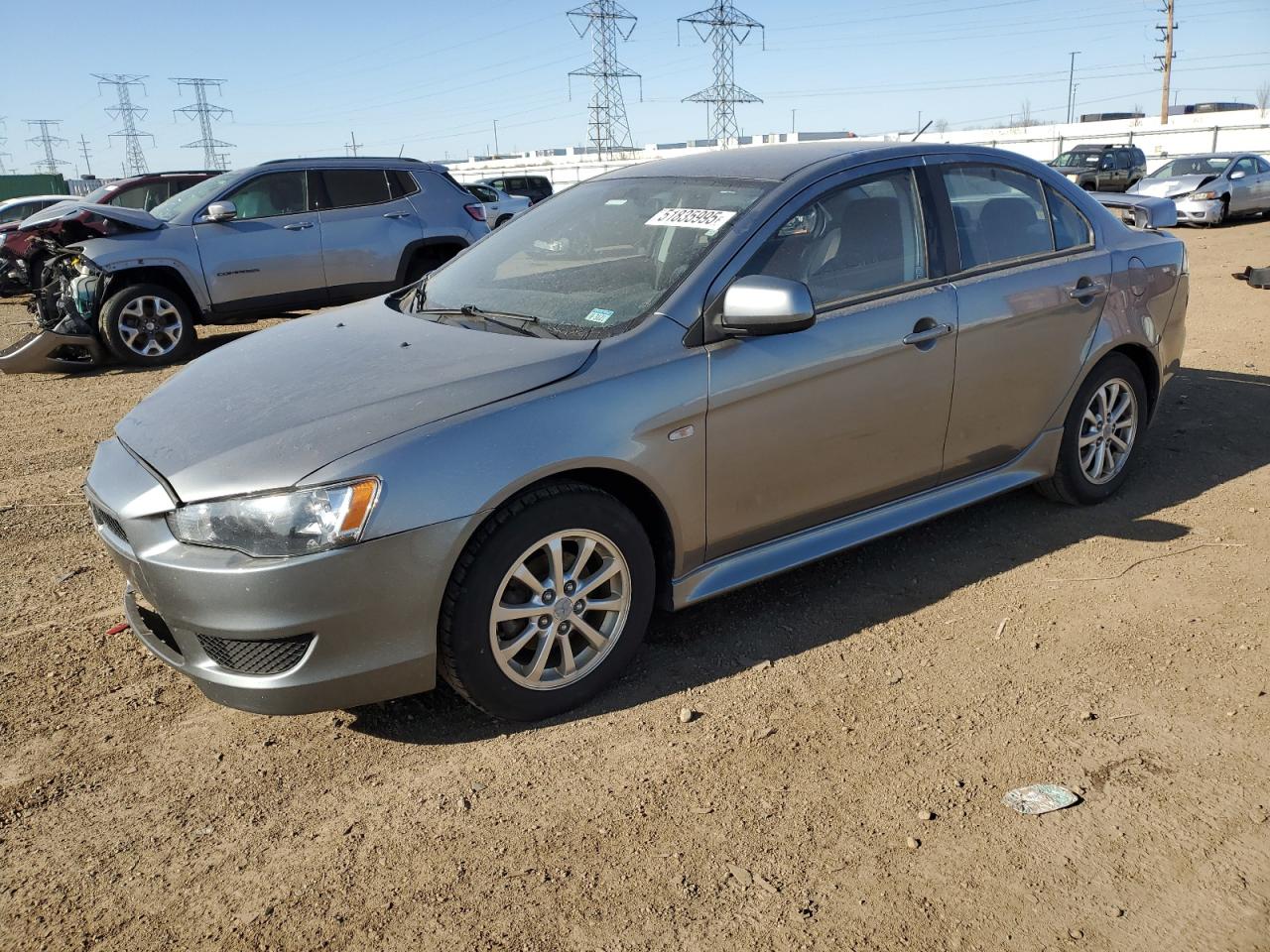 2014 Mitsubishi Lancer Es/Es Sport продається в Elgin, IL - Front End