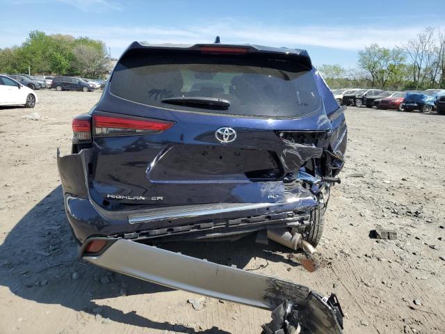  TOYOTA HIGHLANDER 2020 Blue