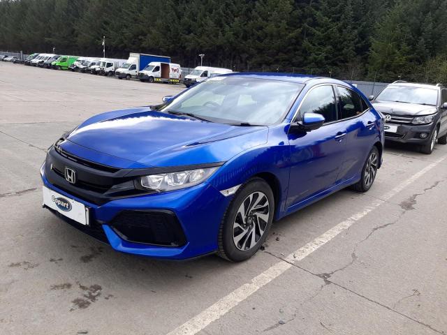 2017 HONDA CIVIC SE V for sale at Copart WHITBURN