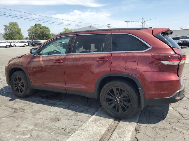 TOYOTA HIGHLANDER 2019 Красный