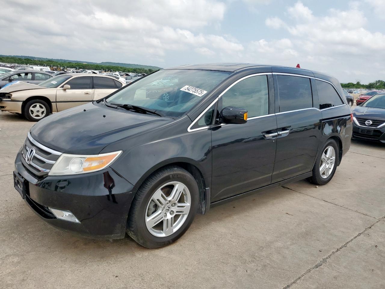 2013 Honda Odyssey Touring на продаже в Grand Prairie, TX - Hail