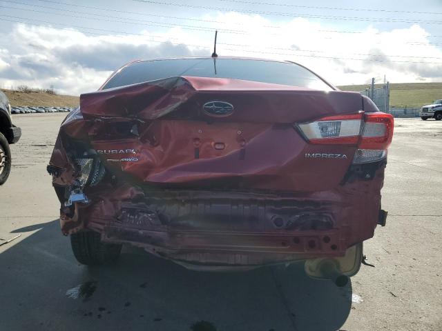  SUBARU IMPREZA 2018 Бургунди