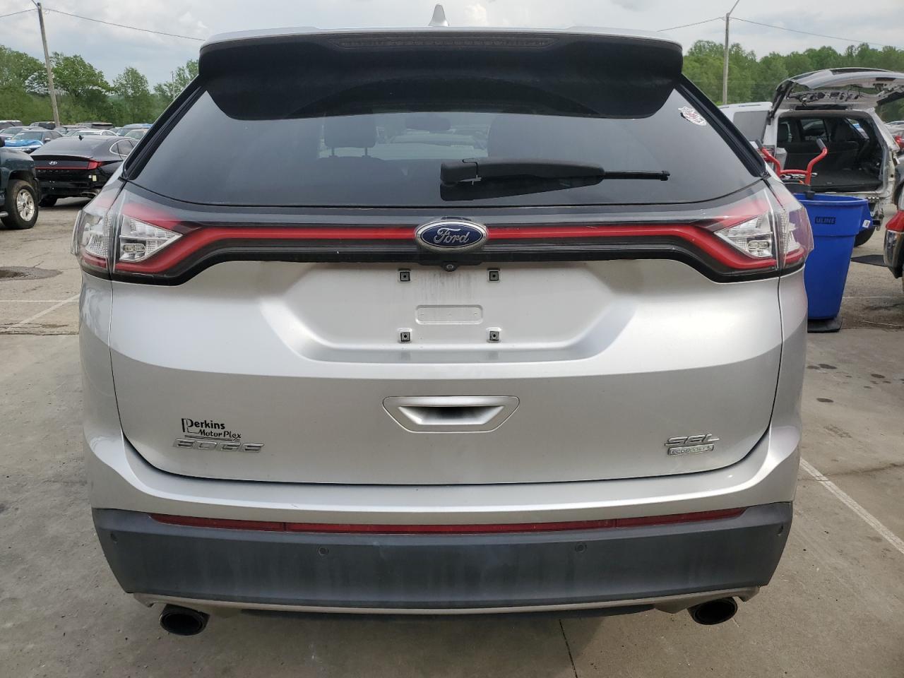 2017 Ford Edge Sel VIN: 2FMPK3J93HBB25300 Lot: 55172845
