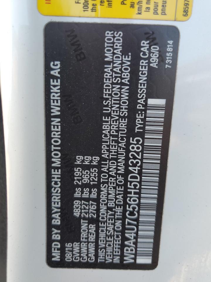 wba4u7c56h5d43285 WBA4U7C56H5D43285 2017 BMW 430I