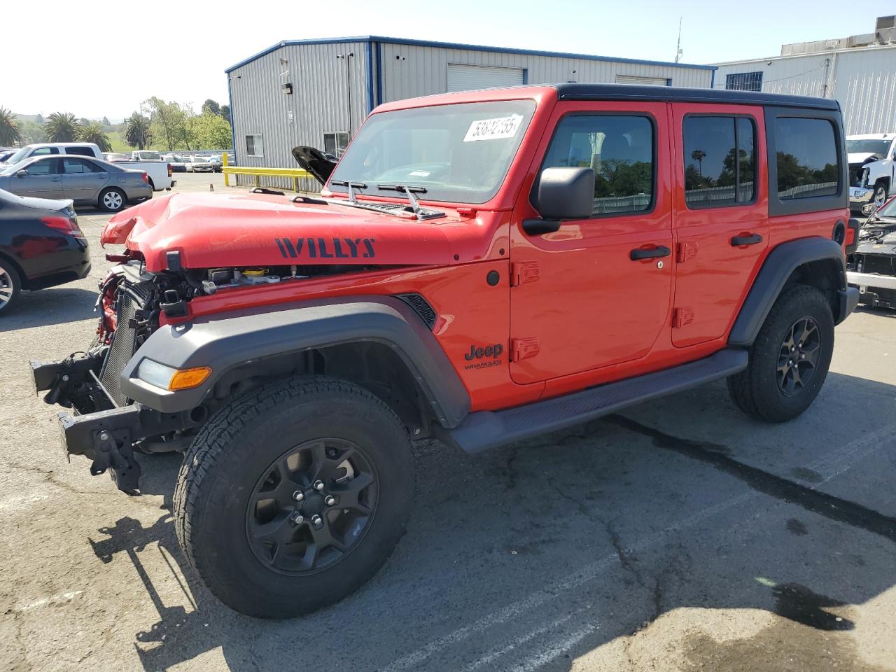 2022 Jeep Wrangler Unlimited Sport за продажба в Vallejo, CA - Front End