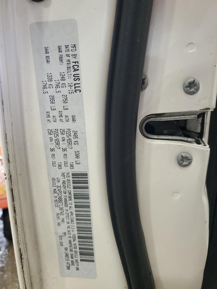 2016 Dodge Journey Se VIN: 3C4PDCAB8GT138743 Lot: 53860825