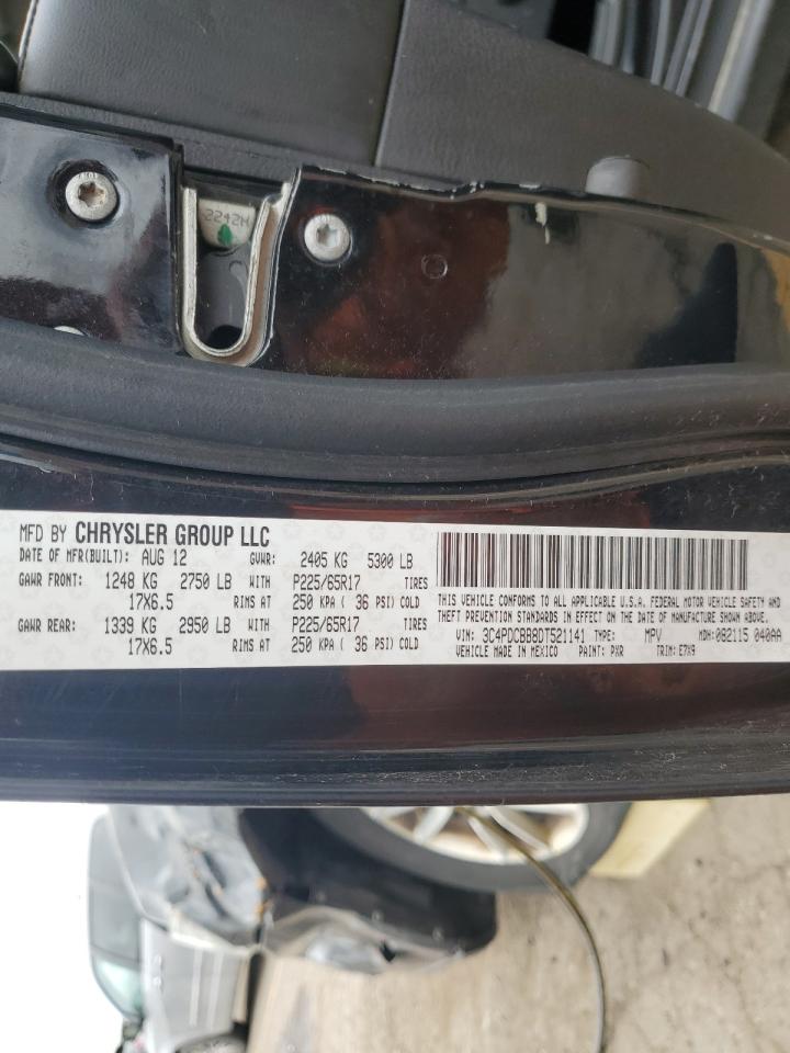 2013 Dodge Journey Sxt VIN: 3C4PDCBB8DT521141 Lot: 53254035